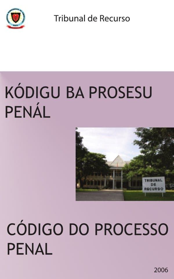 Código de Processo Penal cover