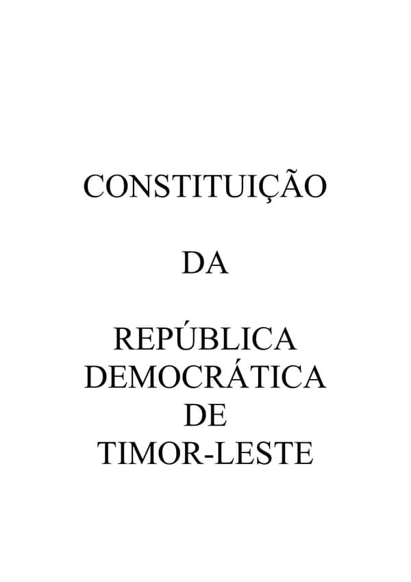 Constituição da República cover