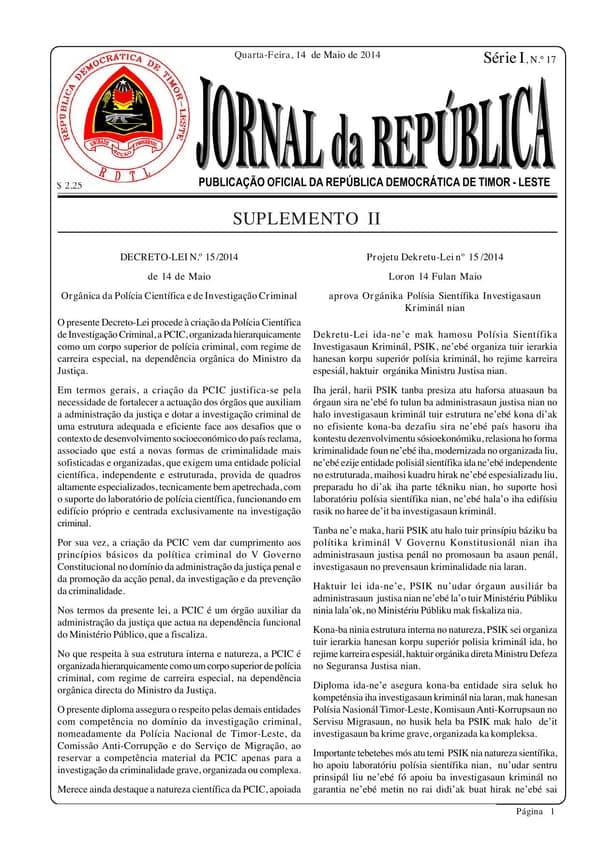 Lei Orgânica da PCIC cover