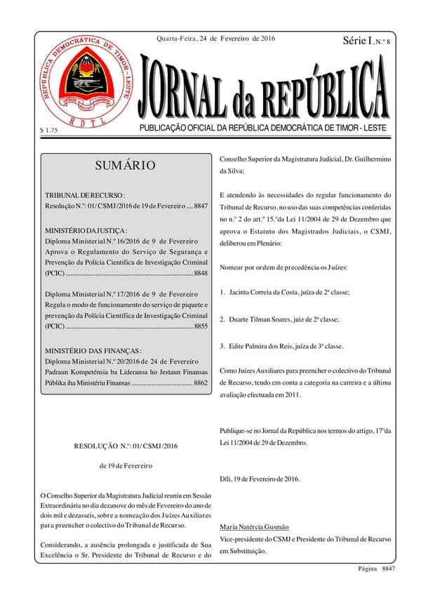 Regulamento do Serviço de Segurança cover